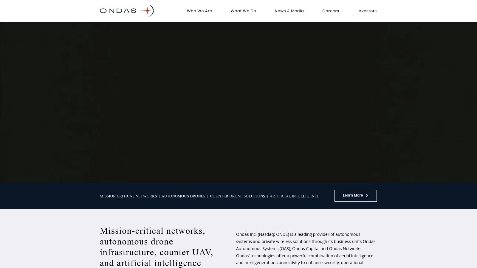 Ondas Holdings (American Robotics / Airobotics)
