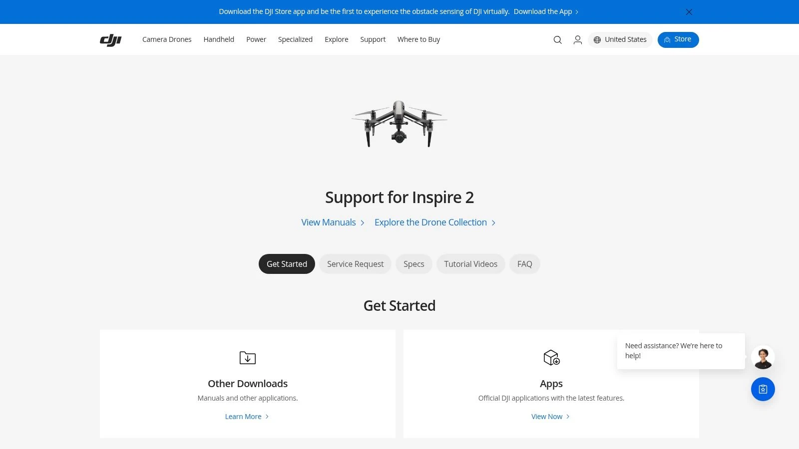DJI Inspire 2 (with X4S/X5S/X7)