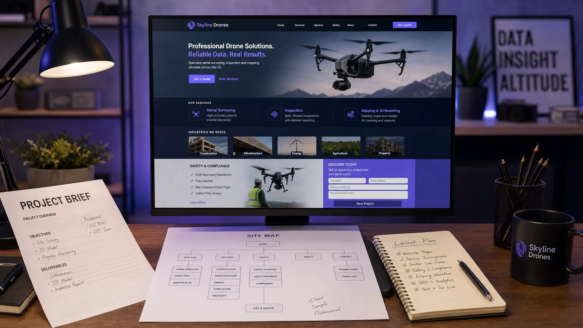How to Build a Drone Business Website That Wins Clients