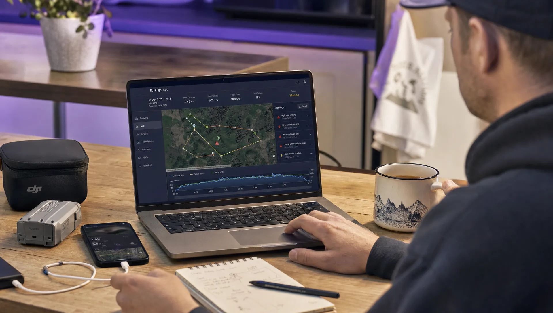 How to Review a DJI Flight Log After an Unexpected Event