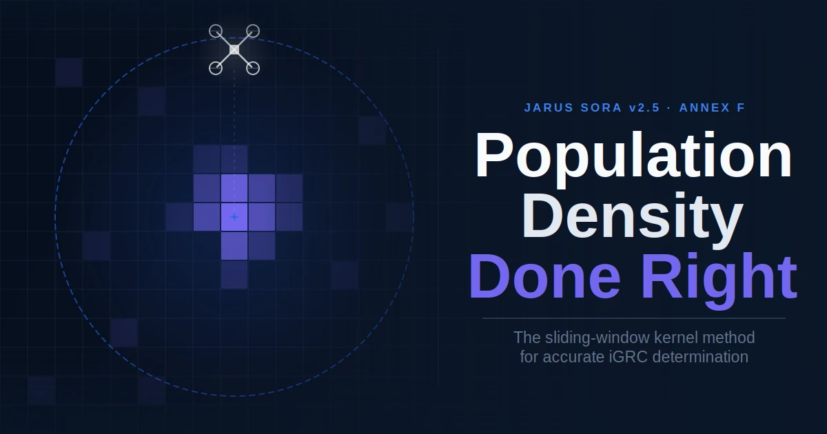 SORA population density calculations: how to make sure your iGRC figures are accurate