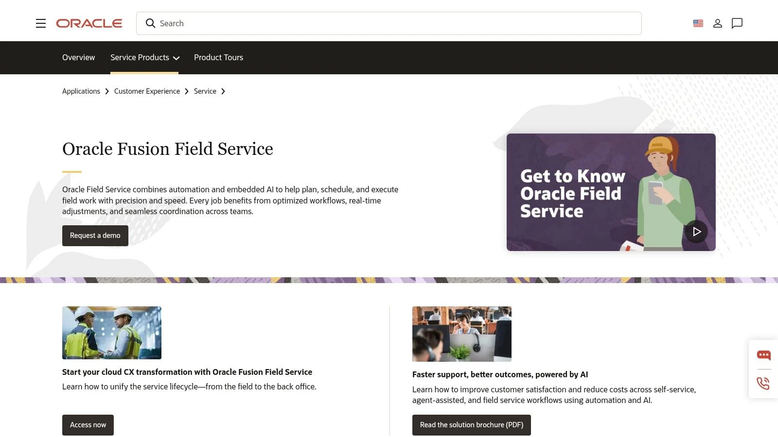 Oracle Field Service (Oracle Fusion)