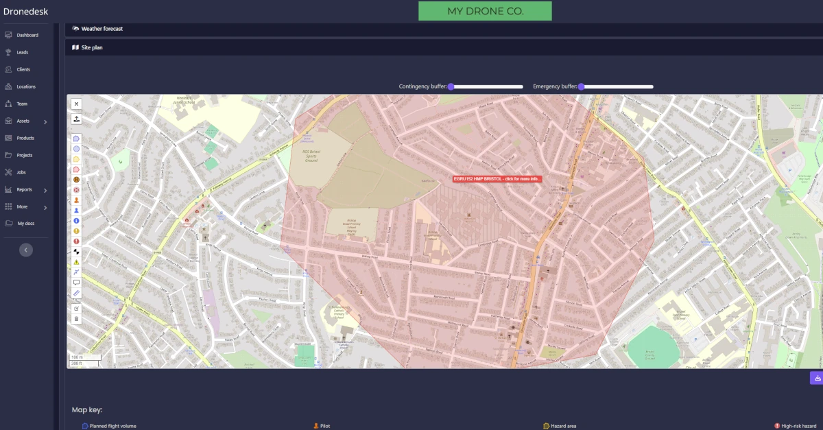 UK CAA prison and young offender unit Flight Restriction Zones (FRZs) areas are live in Dronedesk